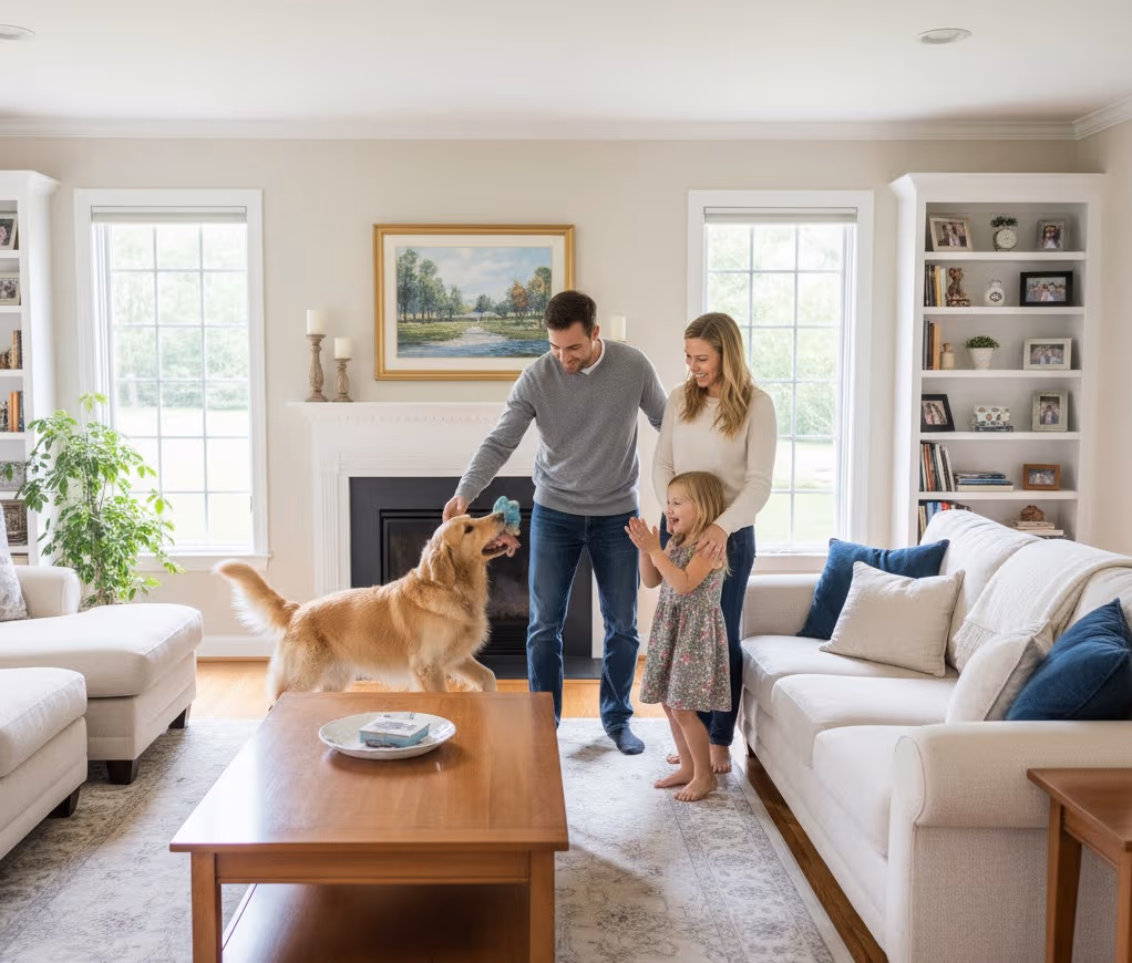 Professional house cleaning by Quality Time Cleaning